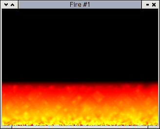 Fire algorithm screenshot
